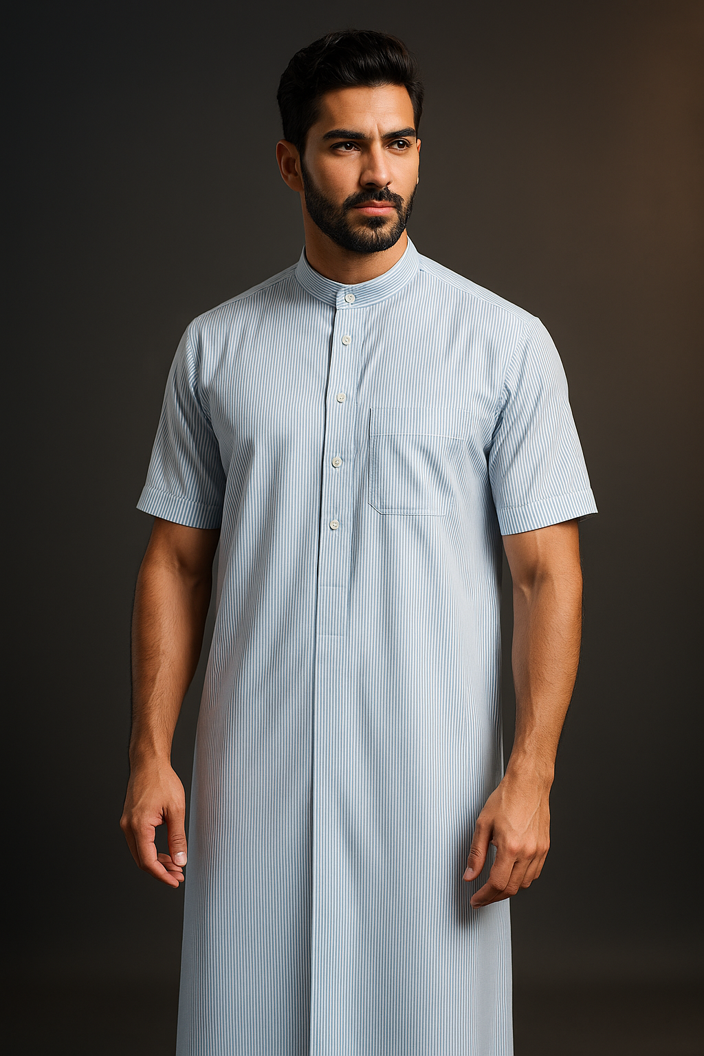 White Saudi Thobe by Arabian Essence